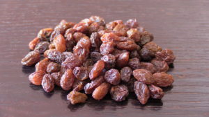 Thompson raisins without oil